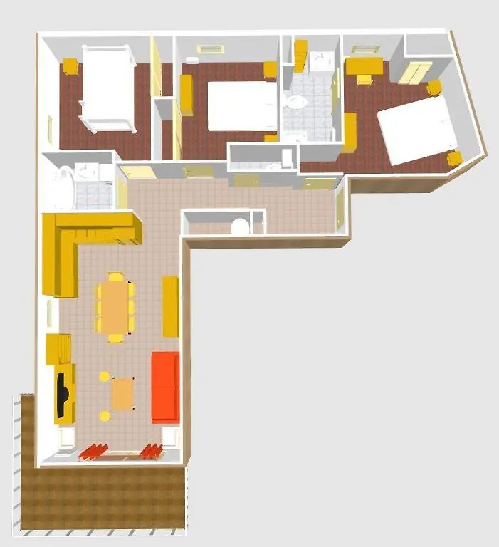 Apartment La Perle Des Alpes C10 Apart.4* #Yolo Alp Home Villard-sur-Doron